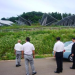 秋田市メガソーラー発電所視察